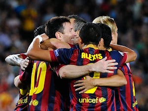 Half-Time Report: Messi injured as Barca lead Betis