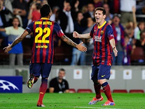 Messi fires Barcelona ahead