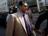 Godolphin trainer Mahmood al-Zarooni arrives for a disciplinary hearing at the British Horseracing Authority in London on April 25, 2013