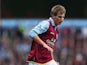 Marc Albrighton of Aston Villa during the Barclays Premier League match between Aston Villa and West Bromwich Albion at Villa Park on September 30, 2012