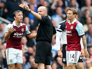 Allardyce: 'Noble red card was wrong'