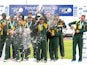 Nottinghamshire celebrate their YB40 final victory on September 21, 2013