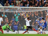 Chelsea's Oscar scores a tap in against Fulham on September 21, 2013