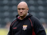 Huddersfield Giant coach Paul Anderson before a game with Hull FC on July 1, 2012