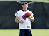 Kicker Randy Bullock #4 of the Houston Texans during first day of OTA's on May 21, 2012