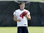 Kicker Randy Bullock #4 of the Houston Texans during first day of OTA's on May 21, 2012