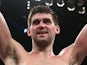 Rocky Fielding celebrates his win over Wayne Reed on March 30, 2013