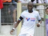 Marseille's French defender Rod Fanni runs with the ball during the French L1 football match Toulouse vs Marseille on September 14, 2011