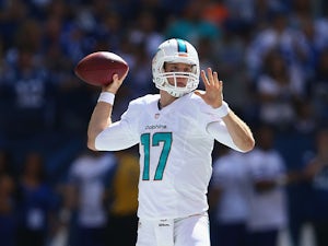 Miami Dolphins leading at the break