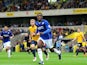 Chesterfield's Tendayi Darikwa chases after the ball during the game with Oxford United on September 21, 2013
