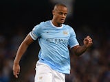 Manchester City's Vincent Kompany in action against Newcastle during their Premier League match on August 19, 2013