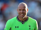 Brad Friedel of Tottenham Hotspur during a pre season friendly match between Colchester United and Tottenham Hotspur at the Colchester Community Stadium on July 19, 2013