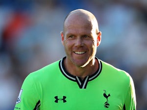 Brad Friedel of Tottenham Hotspur during a pre season friendly match between Colchester United and Tottenham Hotspur at the Colchester Community Stadium on July 19, 2013