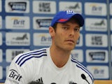 Chris Tremlett of England talks to the media during a press conference at The Kia Oval on August 19, 2013