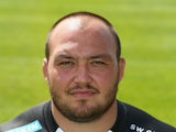 Craig Mitchell during the Exeter Chiefs Photocall at Sandy Park on August 7, 2013