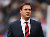 Cardiff City manager Malky Mackay looks on prior to the Barclays Premier League match between Fulham and Cardiff City at Craven Cottage on September 28, 2013