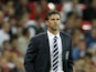 Welsh manager Gary Speed watches his team play against England in their 2012 Group G Euro Qualifier football match at Wembley stadium in London, on September 6, 2011
