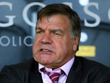 Sam Allardyce the West Ham manager looks on during the Barclays Premier League match between Hull City and West Ham United at KC Stadium on September 28, 2013