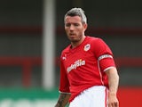 Kevin McNaughton of Cardiff City during the Pre Season match between Cheltenham Town and Cardiff City at the Abbey Business Stadium on July 27, 2013