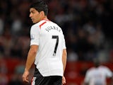 Liverpool's Luis Suarez in action against Man United during their League Cup match on September 25, 2013