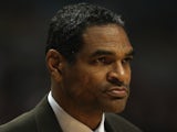 Maurice Cheeks of the Philadelphia 76ers coaches against the Chicago Bulls at the United Center on December 2, 2008