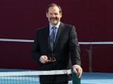 Newly appointed LTA Chief Executive Michael Downey poses during a press conference to unveil the new CEO of the LTA at the National Tennis Centre on September 24, 2013