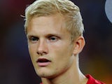 Nicolai Boilesen of Ajax Amsterdam looks on prior to the UEFA Champions League Group H match between FC Barcelona and Ajax Amsterdam at the Camp Nou stadium on September 18, 2013