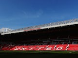 General view of the stadium before the Barclays Premier League match between Manchester United and West Bromwich Albion at Old Trafford on September 28, 2013