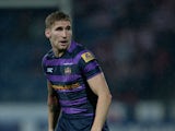 Sam Tomkins of Wigan during the Super League playoff match between Huddersfield and Wigan at Galpharm Stadium on September 12, 2013