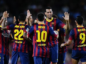 Barcelona secure first-leg lead
