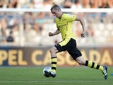 Dortmund's midfielder Sven Bender controls the ball during a friendly football match againt FC Basel on July 10, 2013