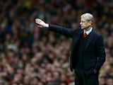Arsenal manager Arsene Wenger on the touchline during his team's Champions League group match against Napoli on October 1, 2013