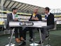 BT Sport's punditry team before an Aviva Premiership game on September 7, 2013