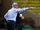 Monaco coach Claudio Ranieri during his team's Ligue 1 match against Toulouse on August 23, 2013