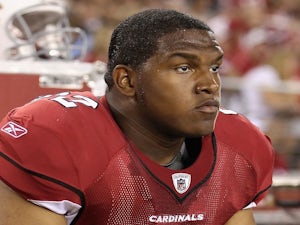 Dan Williams of the Arizona Cardinals on the sidelines on August 27, 2011