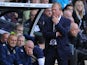 Manager of Derby County Steve McClaren looks on during the Sky Bet Championship match between Derby County and Leeds United at Pride Park Stadium on October 05, 2013