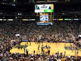  general view of EnergySolutions Arena before Game Three of the Western Conference Quarterfinals between the San Antonio Spurs and the Utah Jazz during the 2012 NBA Playsoffs at EnergySolutions Arena on May 5, 2012