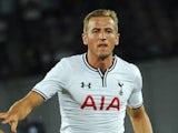 Spurs forward Harry Kane in action against Dynamo Tbilisi on August 22, 2013