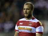 Wigan's Lee Mossop in action against Leeds during their Super League Qualifying Semi Final match on September 27, 2013
