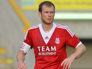 Aberdeen's Mark Reynolds in action against FC Twente during a friendly match on July 28, 2013