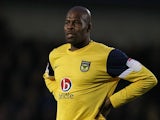 Michael Duberry of Oxford United in action during the npower League Two match between Northampton Town and Oxford United at Sixfields Stadium on April 6, 2012