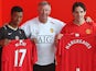 Sir Alex Ferguson unveils Nani and Owen Hargreaves as Manchester United players.