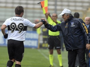 Half-Time Report: Parolo, Cassano net against Milan
