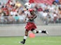 Cardinals RB Ryan Williams carries the ball at practice on July 26, 2013