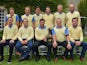 The European team celebrate winning after the final days singles matches at the Seve Trophy at Golf de Saint-Nom-la-Breteche on October 6, 2013