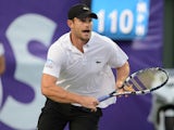 Andy Roddick participates in the inaugural Miami Tennis Cup at Crandon Park Tennis Center on December 2, 2012