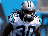 Charles Godfrey of the Carolina Panthers during their against Seattle game at Bank of America Stadium on September 8, 2013