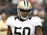 Curtis Lofton of the New Orleans Saints at Mercedes-Benz Superdome on September 9, 2012