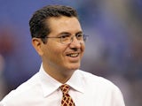 Washington Redskins owner Dan Snyder walks the sidelines prior to the start of a preseason game against the Baltimore Ravens at M&T Bank Stadium on August 25, 2011