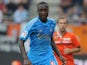 Marseille's French midfielder Giannelli Imbula runs with the ball during the L1 football match between Lorient and Marseille on September 28, 2013